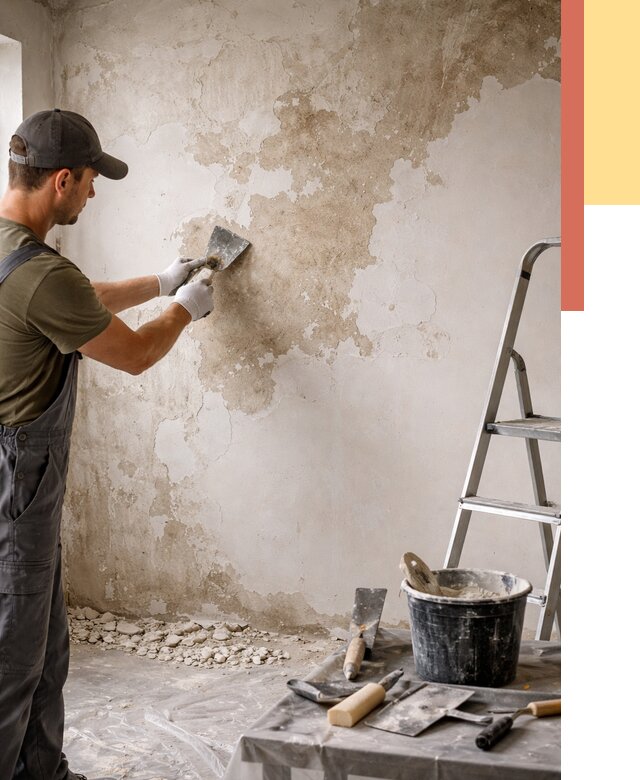 Снятие старой шпаклевки в асбесте от 1870 руб. — быстро и недорого | ОТДЕЛОЧНИК-Сбс