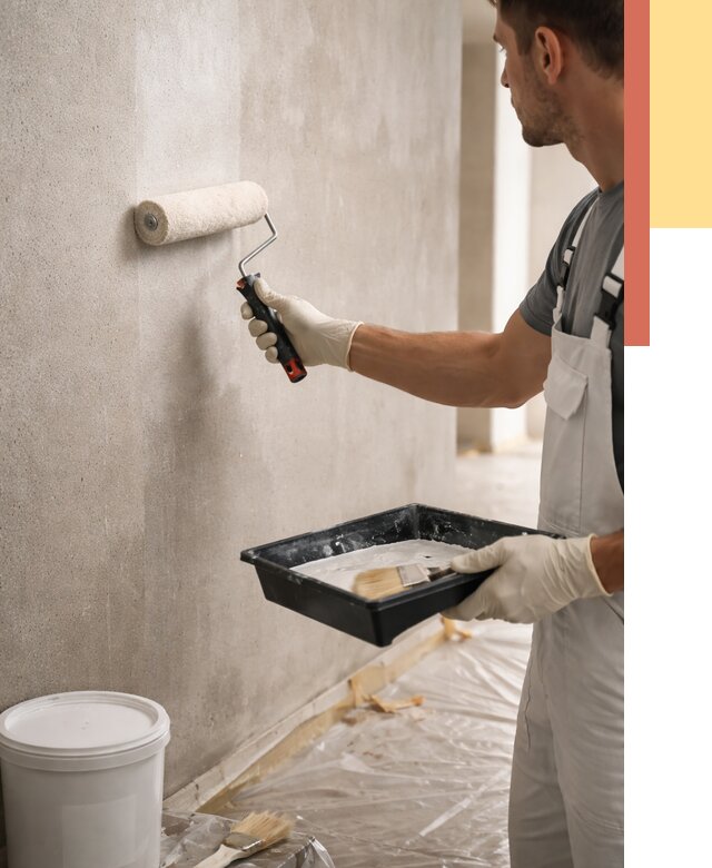 Грунтовка стен в асбесте от 2224 руб. м2 — быстро, недорого, с материалом | ОТДЕЛОЧНИК-Сбс