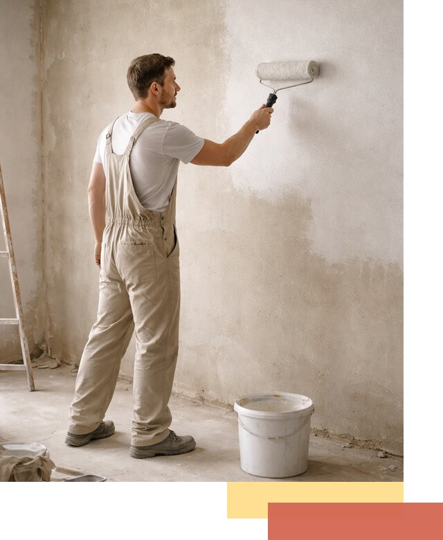 Грунтовка стен под отделку в асбесте профессиональным раствором