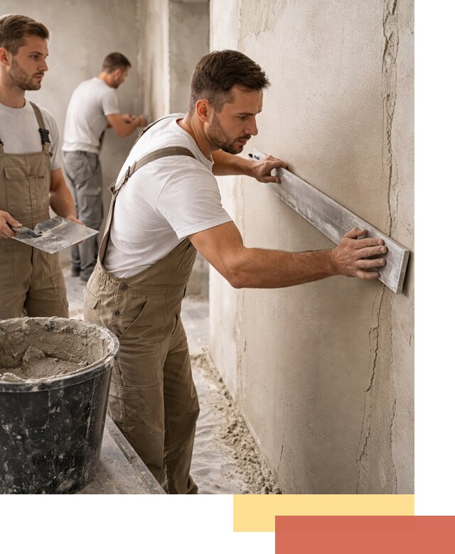 Штукатурка стен без маяков в асбесте быстро и качественно