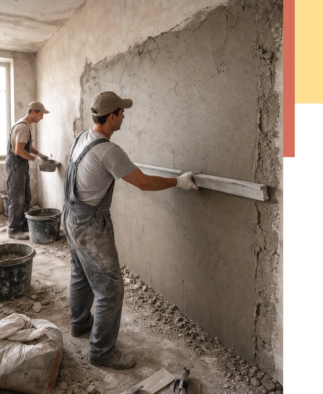 Цементная штукатурка стен в асбесте от 4548 руб/м2 — быстро и недорого | ОТДЕЛОЧНИК-Сбс