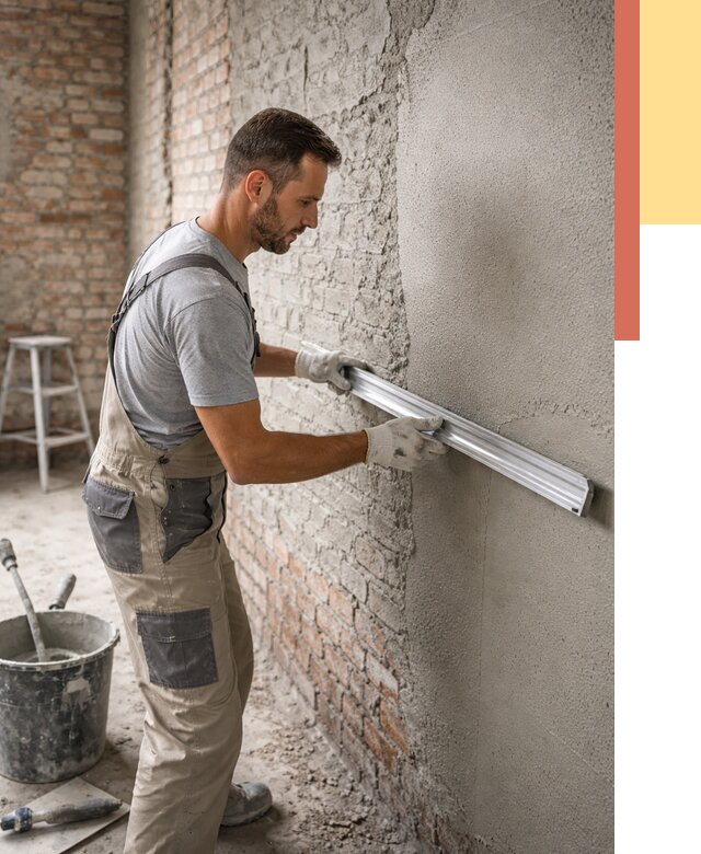 Штукатурка кирпичных стен в асбесте от 4548 руб/м2 — быстро и недорого | ОТДЕЛОЧНИК-Сбс