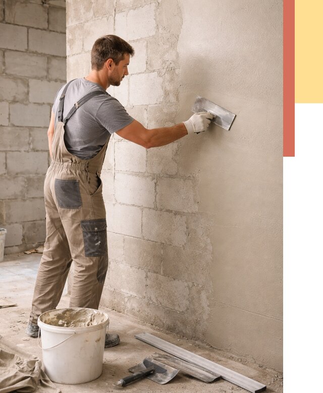 Штукатурка стен из газобетона в асбесте от 2122 руб./м2 — быстро и недорого | ОТДЕЛОЧНИК-Сбс