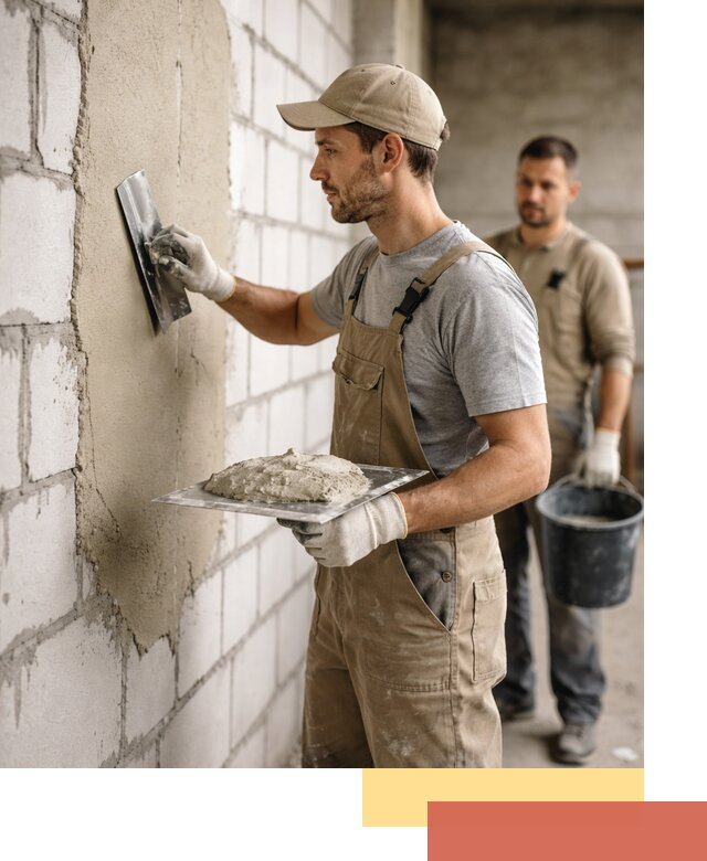 Штукатурка стен из газобетона в асбесте под ключ