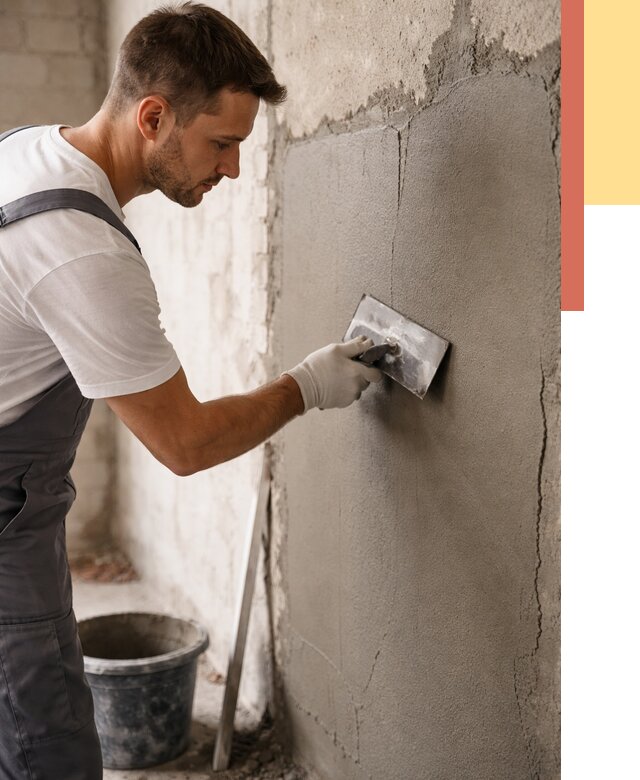 Штукатурка стен под плитку в асбесте от 4245 руб./м2 — выравнивание под плитку | ОТДЕЛОЧНИК-Сбс