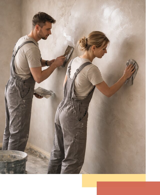 Венецианская штукатурка высокого качества в асбесте