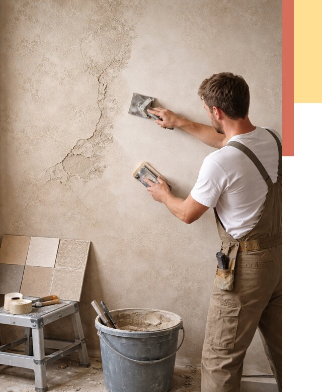 Ремонт декоративной штукатурки в асбесте от 4548 руб. под ключ | ОТДЕЛОЧНИК-Сбс