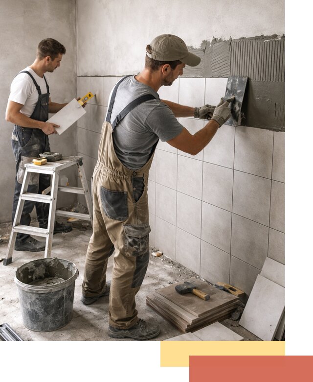 Укладка плитки на стены в асбесте профессионально и надежно