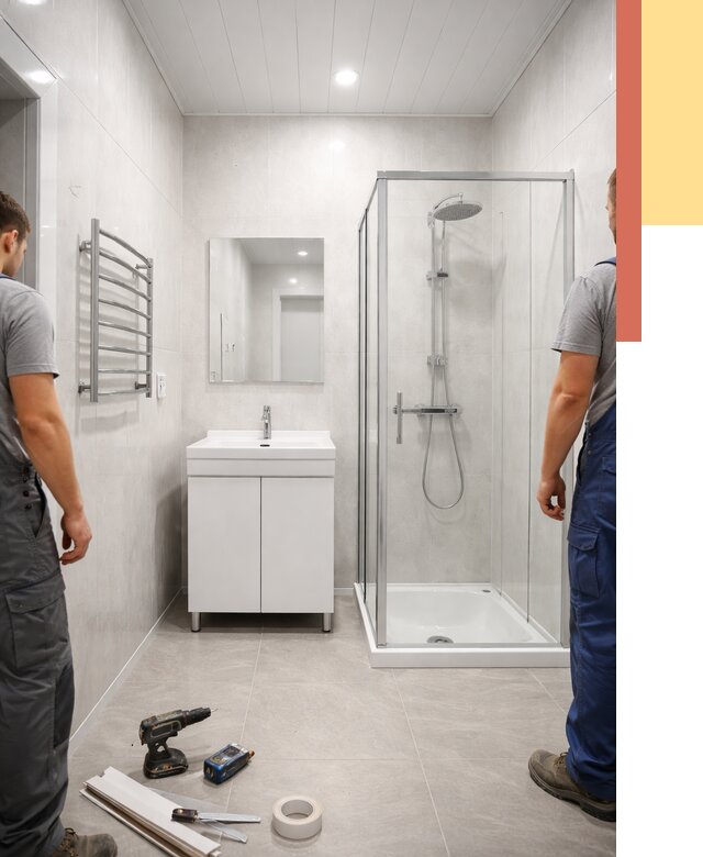 Отделка ванной комнаты панелями ПВХ в асбесте от 4548 руб. за м2 | ОТДЕЛОЧНИК-Сбс