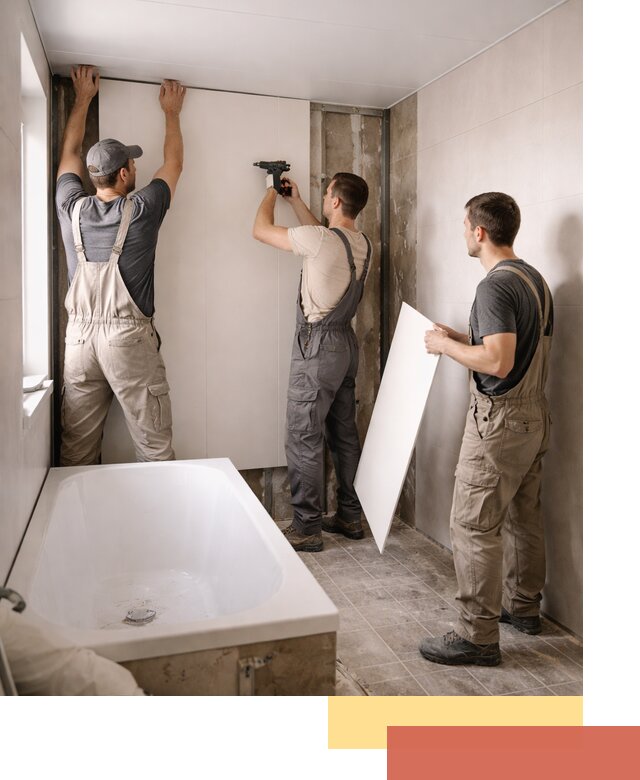 Отделка ванной панели ПВХ профессионально в асбесте