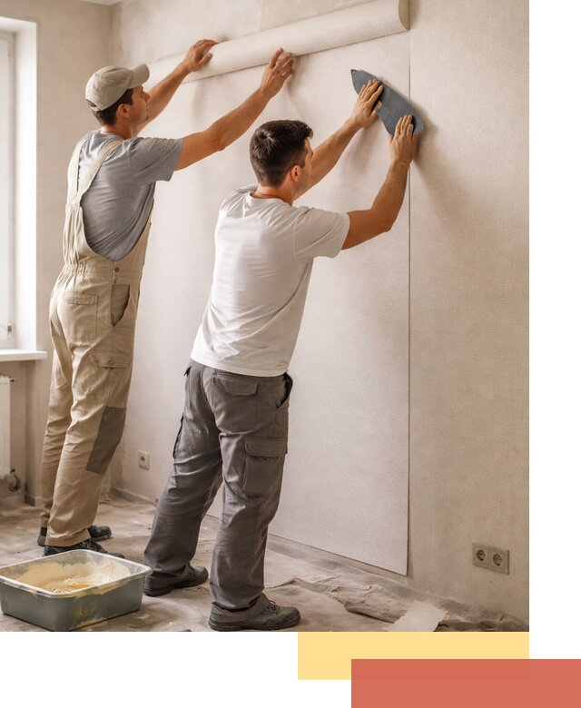 Поклейка виниловых обоев в асбесте профессионально и качественно