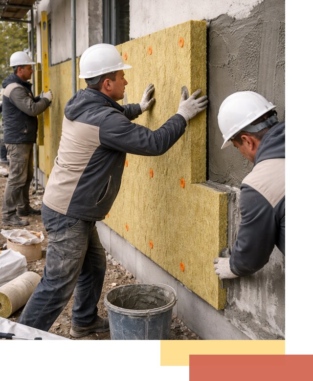 Утепление стен минватой в асбесте — тепло и звукоизоляция