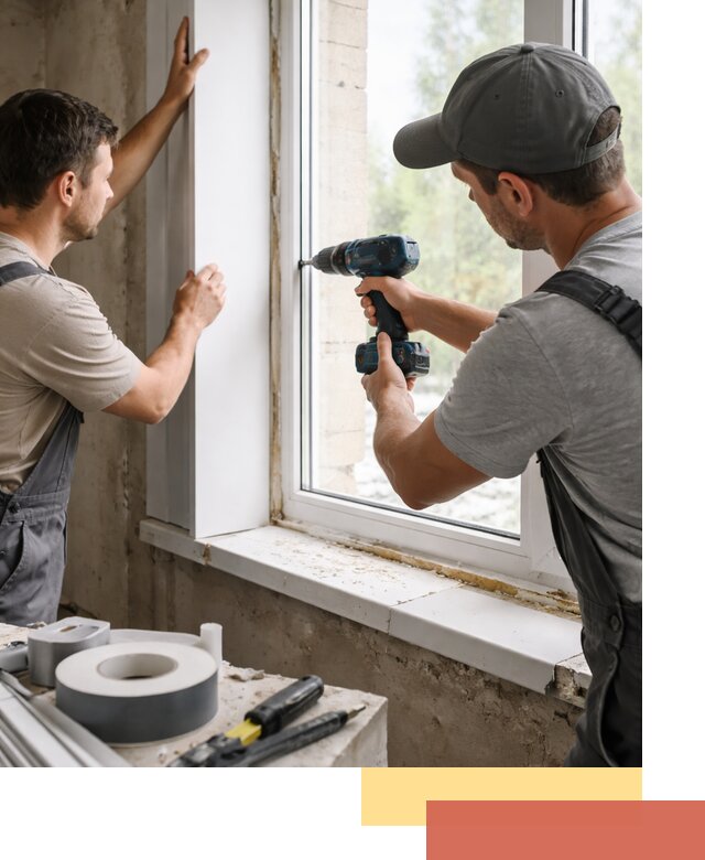 Установка пластиковых откосов в асбесте быстро и качественно