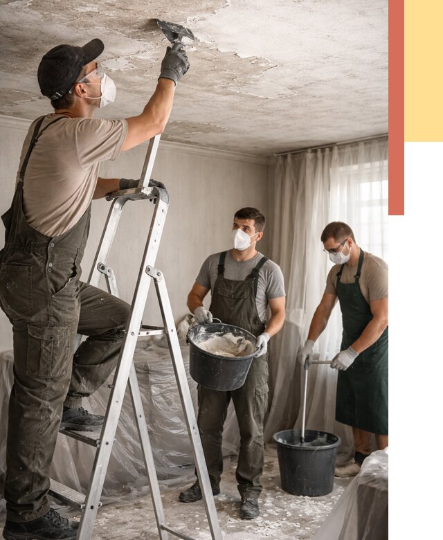 Удаление побелки с потолка в асбесте от 2527 руб. быстро и недорого | ОТДЕЛОЧНИК-Сбс