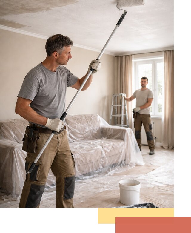 Грунтовка потолка в асбесте — подготовка под покраску и отделку