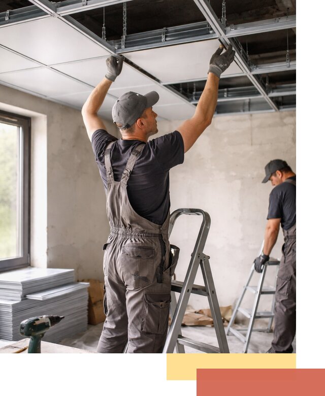 Монтаж кассетного потолка в асбесте качественно и быстро