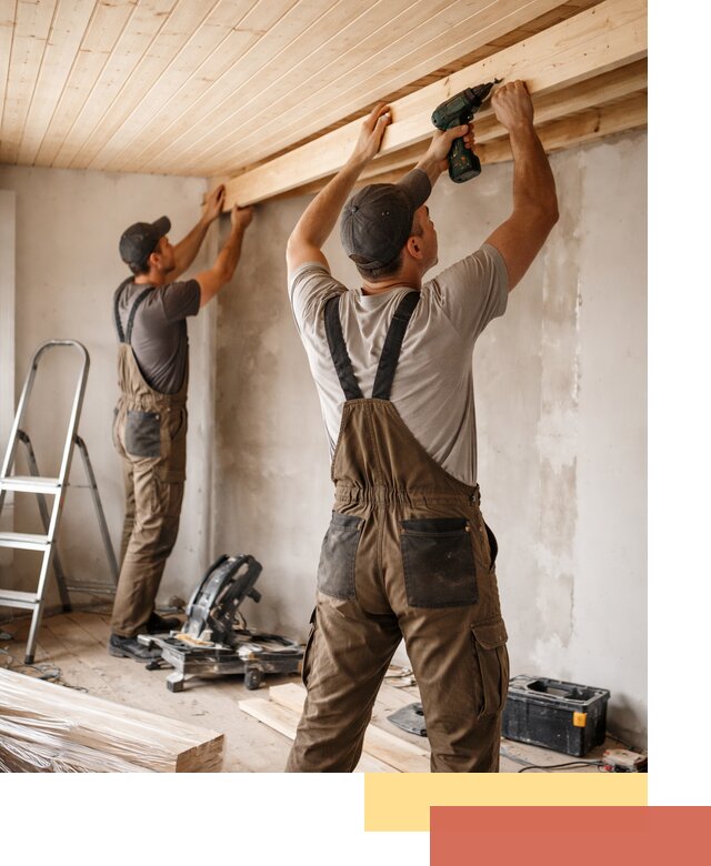 Монтаж потолка из вагонки в асбесте профессионально и аккуратно