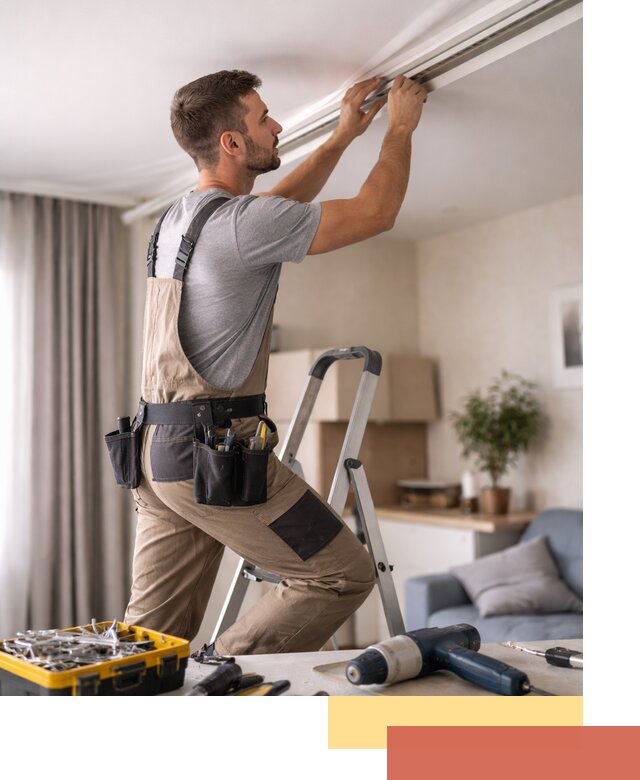 Ремонт натяжных потолков в асбесте — качественно и оперативно