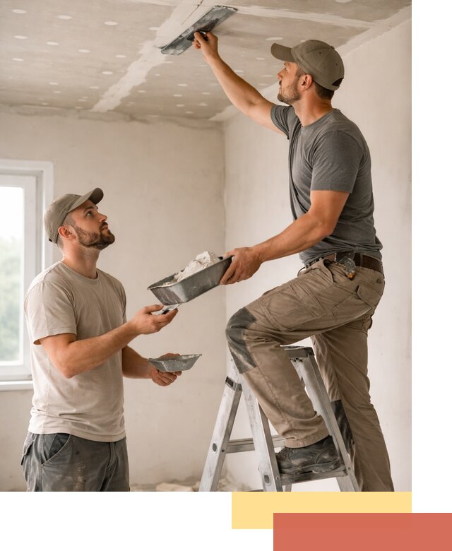 Шпаклевка потолка из гипсокартона в асбесте качественно и быстро