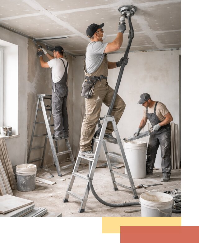 Ремонт потолка из гипсокартона в асбесте: быстрый и качественный монтаж