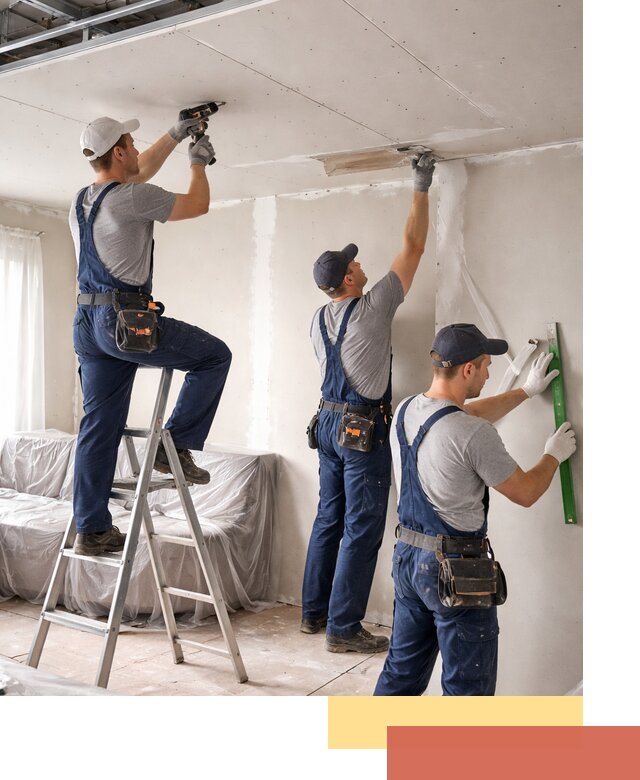 Профессиональная отделка потолка в асбесте быстро и качественно