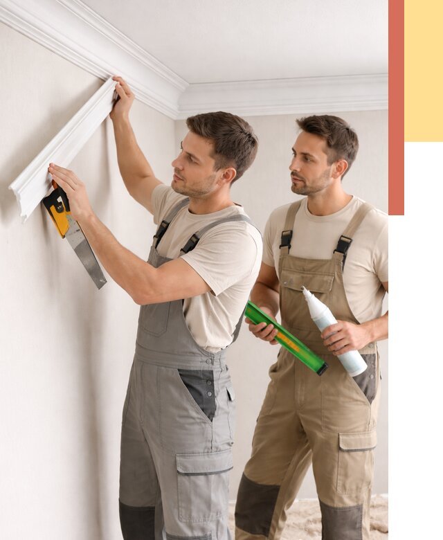 Монтаж потолочного плинтуса в асбесте от 2325 руб. — быстро и недорого | ОТДЕЛОЧНИК-Сбс